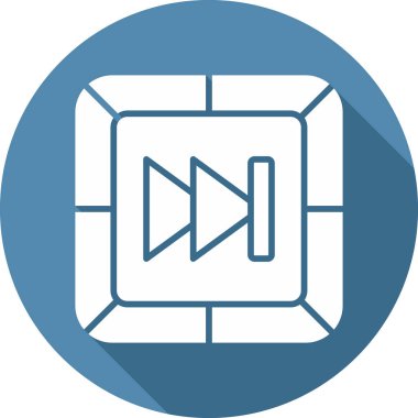 Hızlı ileri kutsal kişilerin resmi, vektör çizim                         