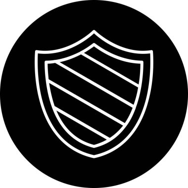 kalkan simgesi web basit illüstrasyon