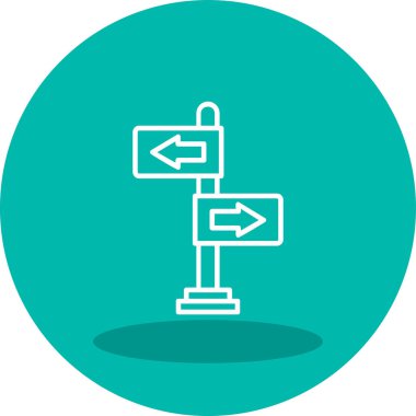 yönler web simgesi basit tasarım 