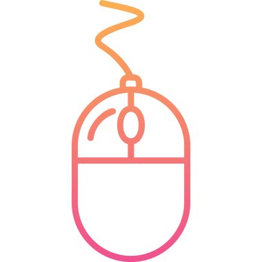 Fare tıklama simgesi. Basit resimleme