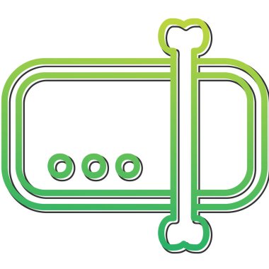 Dosyayı yeniden adlandır. Web simgesi basit illüstrasyon