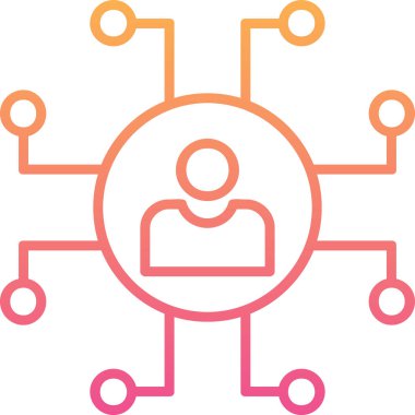 ağ web simgesi, vektör çizim 