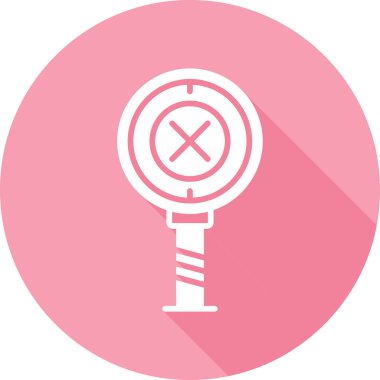 Düz simge, vektör gösterimi yanıtla 