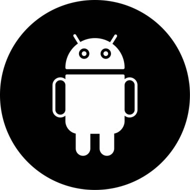android simgesi vektör çizimi tasarımı