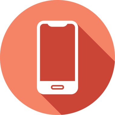 Akıllı telefon. Web simgesi basit illüstrasyon 