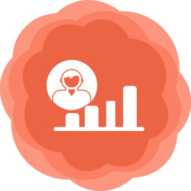 Kariyer Tanıtımı web simgesi vektör illüstrasyonu