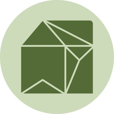 vektör evi oluşturma simgesi, modern tasarım illüstrasyonu 