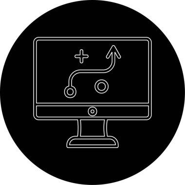 Strateji Simgesi Vektör illüstrasyonu 