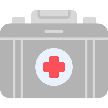 İlk yardım çantası vektör çizim 