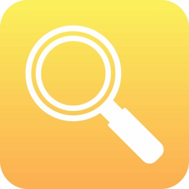 Ara. Web simgesi basit illüstrasyon 