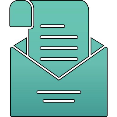 harf simgesi, vektör illüstrasyonu 