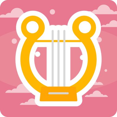 Lir. Web simgesi basit illüstrasyon                      