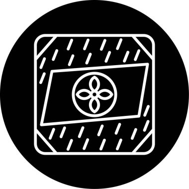 Döşeme. Web simgesi basit illüstrasyon