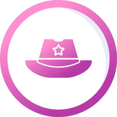 Şapka kutsal kişilerin resmi, basit vektör çizim 