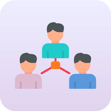 Sosyoloji simgesinin vektör illüstrasyonu 