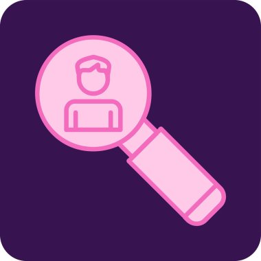 Asker Adayı Web simgesi vektör illüstrasyonu