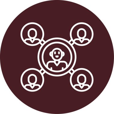 nişan simgesi, basit vektör çizim