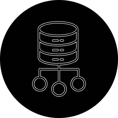 ağ web simgesi, vektör çizim 