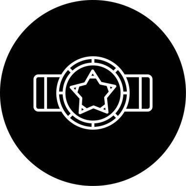 yıldız web simgesi basit illüstrasyon 