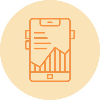 Mobil app simge vektör çizim     