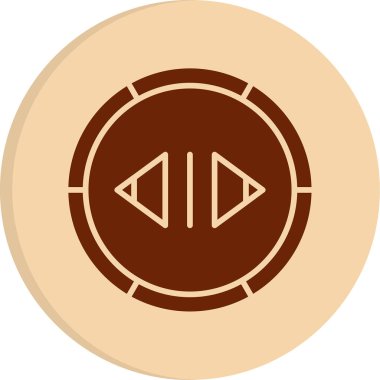 Düğme simgesi ögesinin vektör illüstrasyonu 