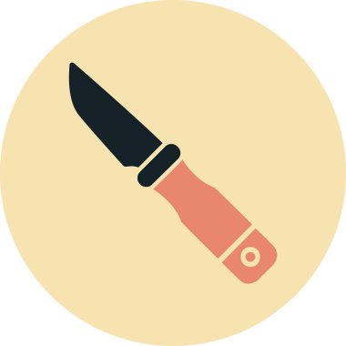 bıçak simgesi vektör illüstrasyonu