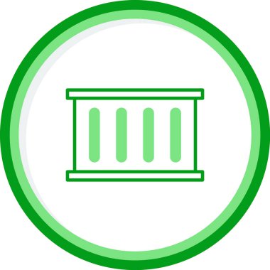 kabuk ağ simgesi vektör illüstrasyonu