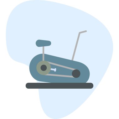 Sabit Bisiklet simge vektör çizim