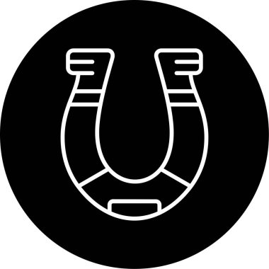 At nalı. Web simgesi basit illüstrasyon 