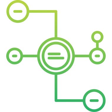 Diyagram web simgesi basit illüstrasyon 