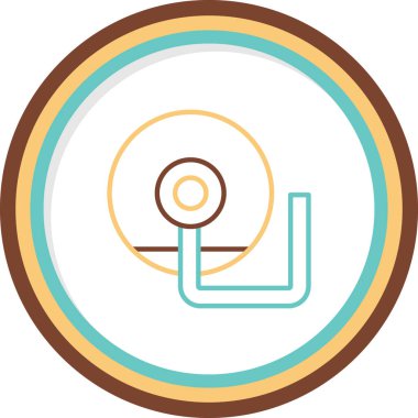 Elektro ağ simgesi basit illüstrasyon