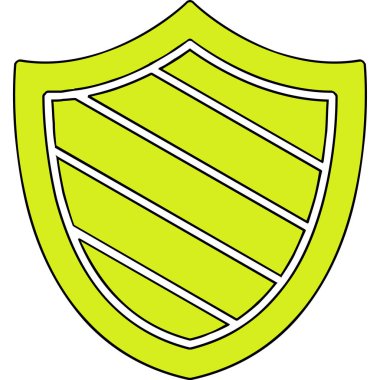 kalkan simgesi web basit illüstrasyon