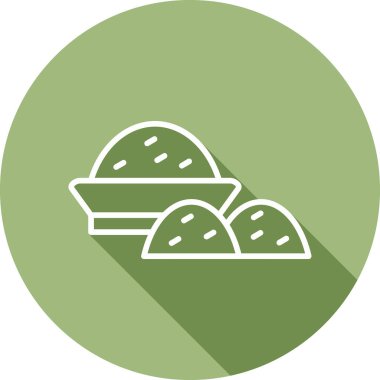 Tuz. Web simgesi basit illüstrasyon