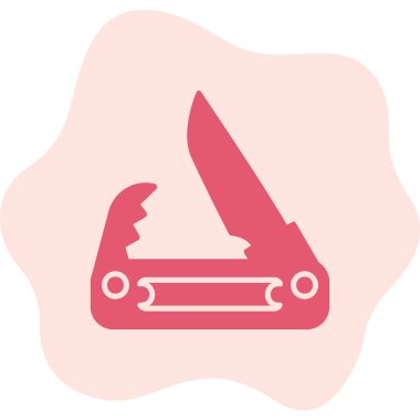 Cep bıçak simge vektör çizim