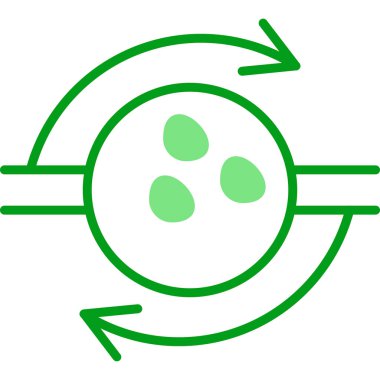 Top simgesinin vektör illüstrasyonu 