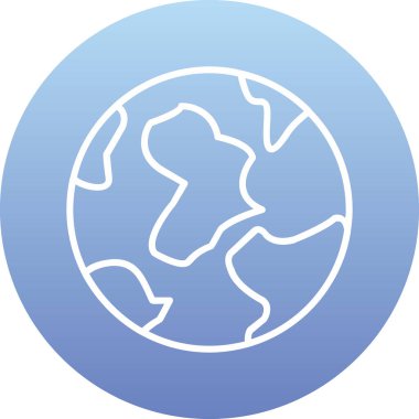 Toprak. Web simgesi vektör illüstrasyonu 