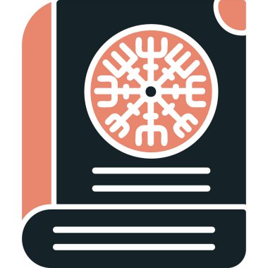 kitap simgesi, vektör illüstrasyonu basit tasarım