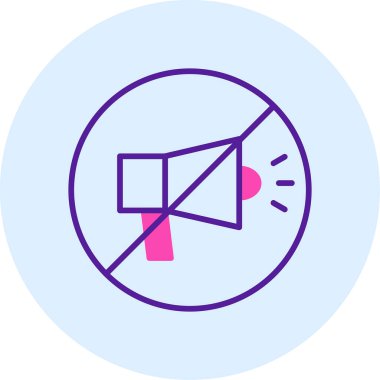 Web simgesi, vektör çizim sessiz 