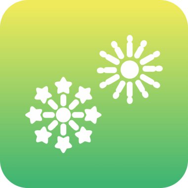 Vektör illüstrasyonu, simge Havai fişek ögesi 