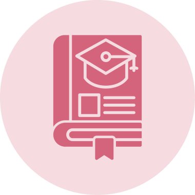 Eğitimin vektör illüstrasyonu modern simge 