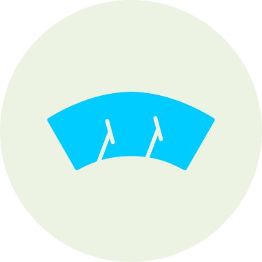 Silecek ağ simgesi vektör illüstrasyonu