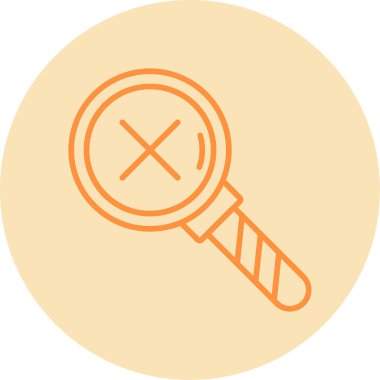 Yanlış simgenin vektör illüstrasyonu 