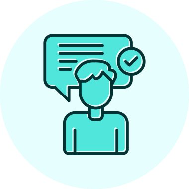 Karar Web simgesi vektör illüstrasyonu oluşturma