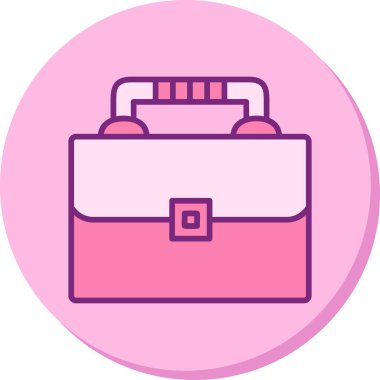 Evrak Çantası'nı web simge vektör çizim