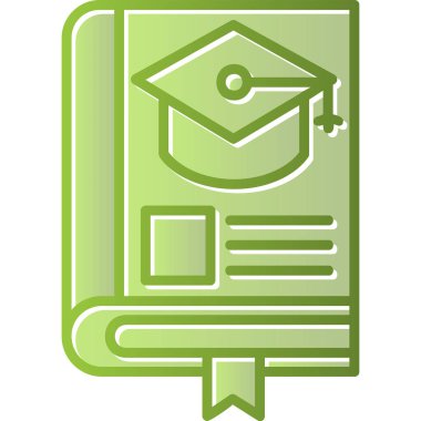 Eğitimin vektör illüstrasyonu modern simge 