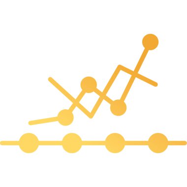 Analytics icon, vector illustration simple design