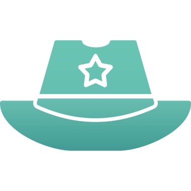 Şapka kutsal kişilerin resmi, basit vektör çizim 