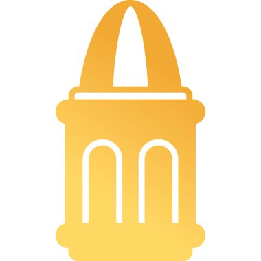 Bir fener ağ simgesinin vektör illüstrasyonu