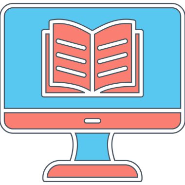 Özel ders. Web simgesi basit illüstrasyon