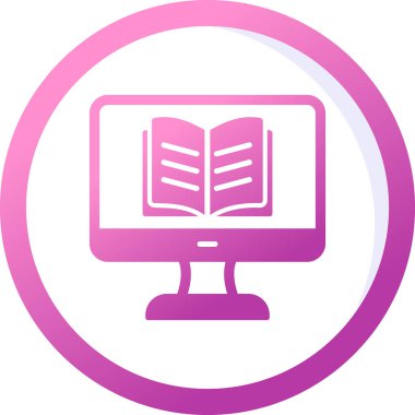 Özel ders. Web simgesi basit illüstrasyon